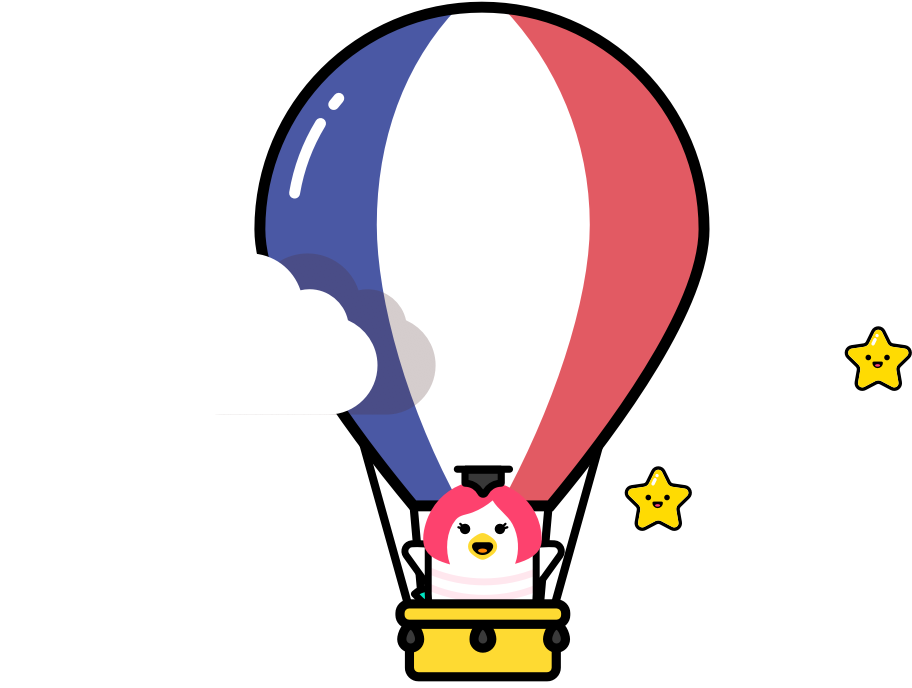 chicken in a hot air balloon
